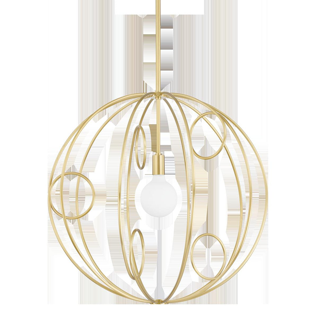 Mitzi Alanis Aged Brass 28.12W x 25L x 29.5H Chandelier