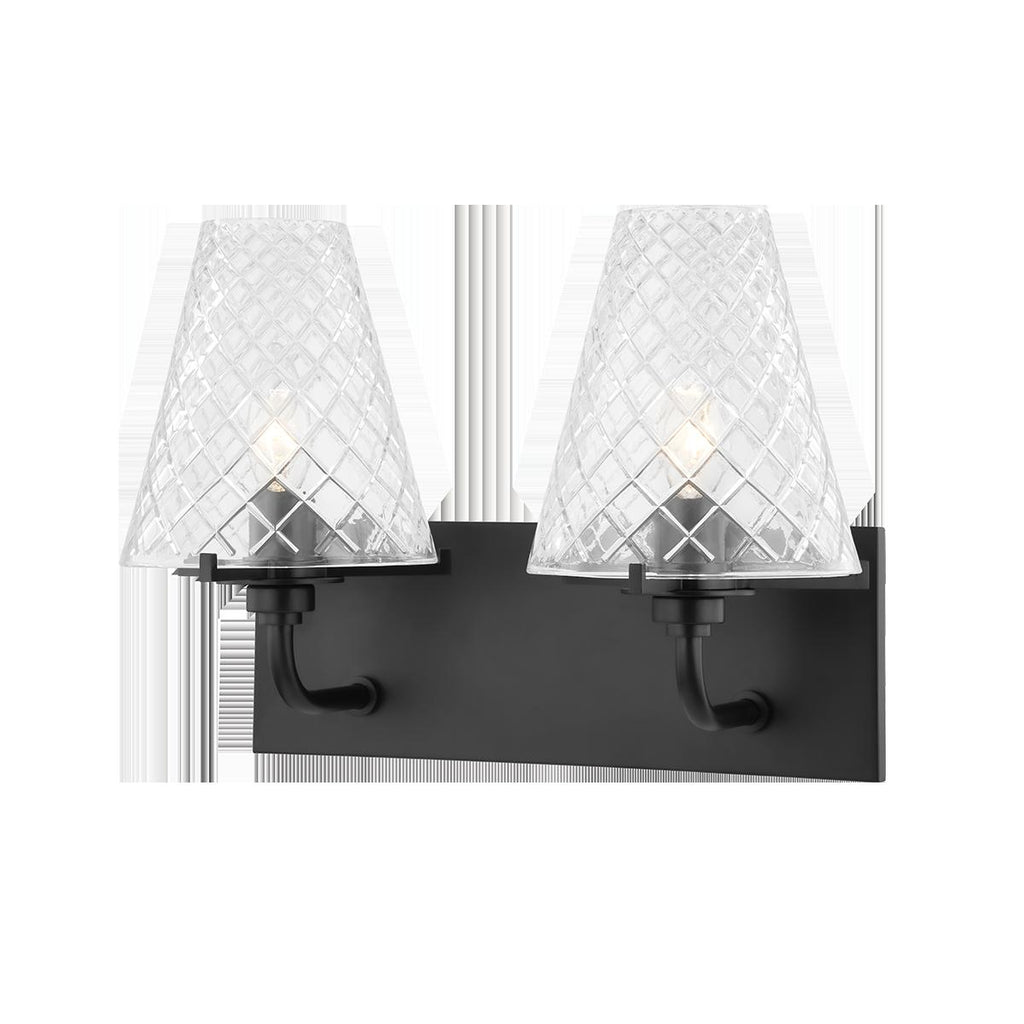 Mitzi Irene Soft Black 13.75W x 7.5L x 10H Wall Sconce