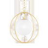 Mitzi Lyla Aged Brass 18.5W X 8.25L X 21.5H Pendant