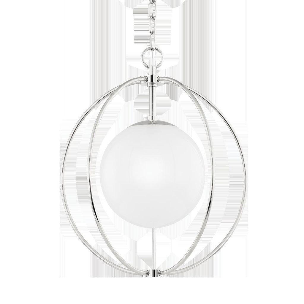 Mitzi Lyla Polished Nickel 18.5W x 8.25L x 21.5H Pendant