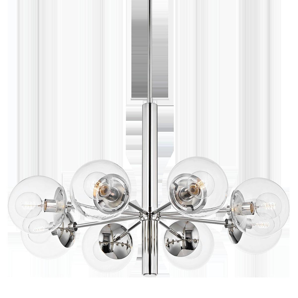 Mitzi Meadow Polished Nickel 38W x 49L x 23H Chandelier