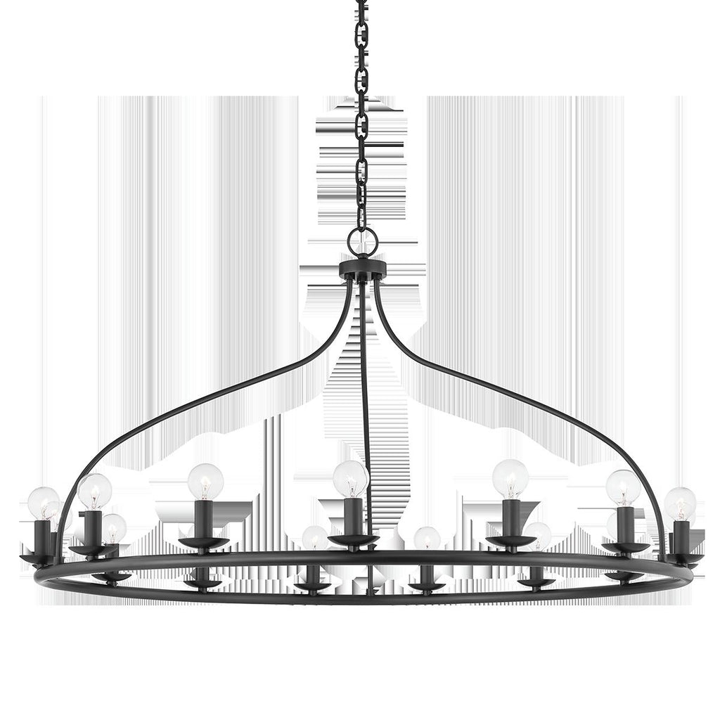 Mitzi Kendra Old Bronze 42.25W x 7.5L x 22.62H Chandelier