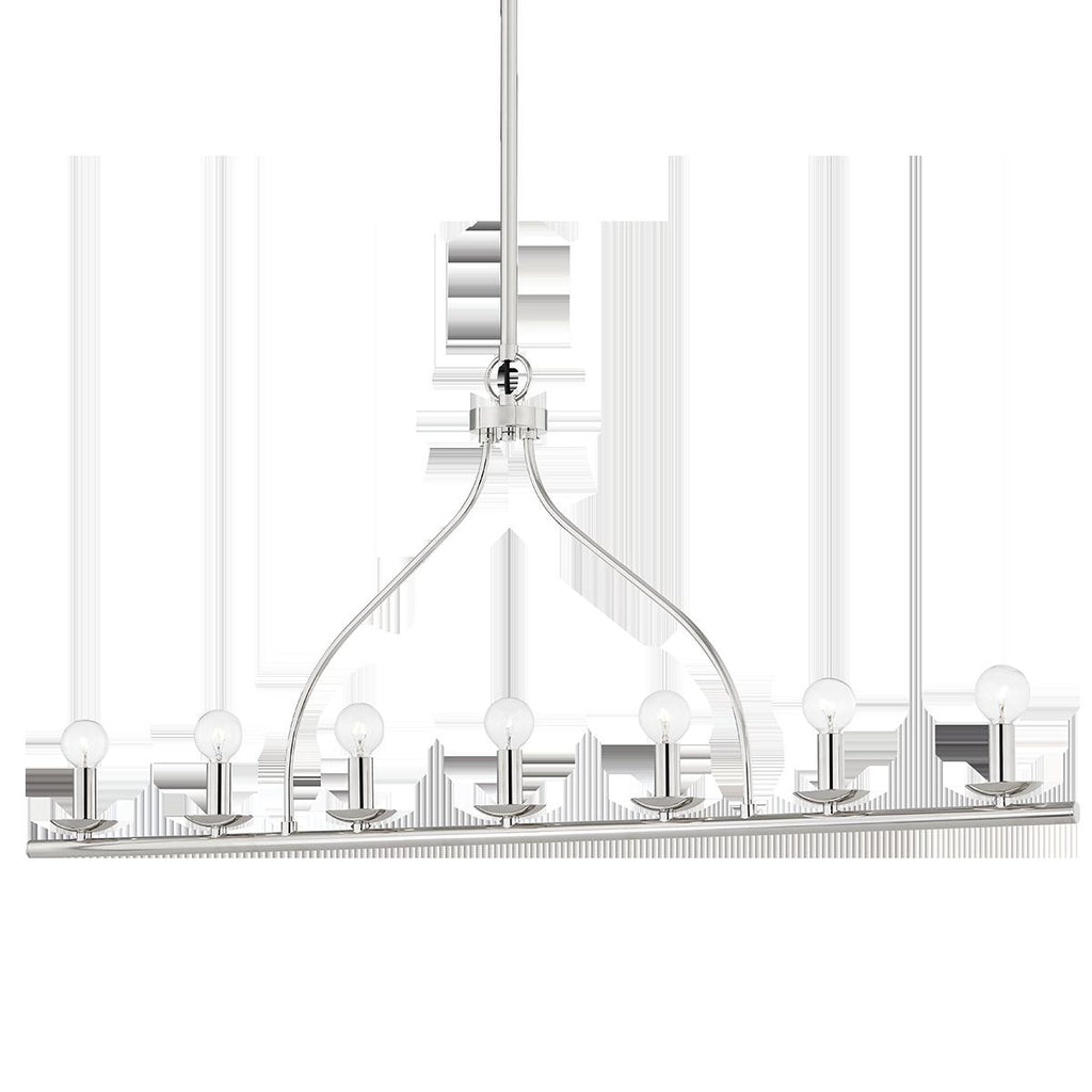 Mitzi Kendra Polished Nickel 2.75W x 44L x 19H Pendant