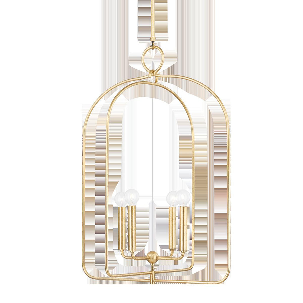 Mitzi Mallory Gold Leaf 22.5W x 2.25L x 32H Pendant