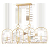 Mitzi Mallory Gold Leaf 10W X 45.25L X 14.5H Pendant