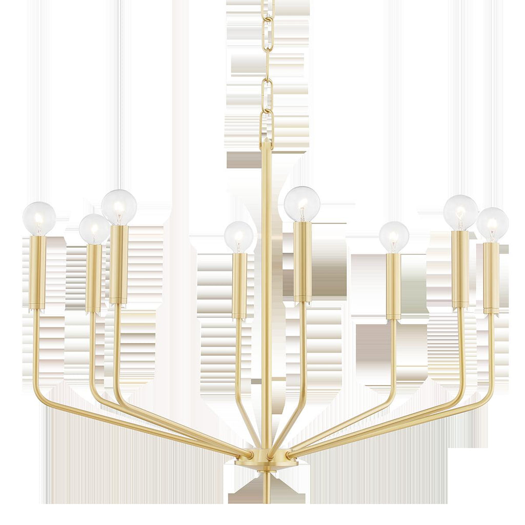 Mitzi Bailey Aged Brass 30W x 14L x 24.75H Chandelier