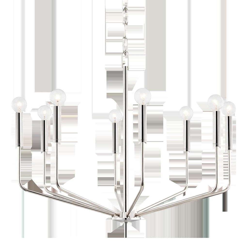 Mitzi Bailey Polished Nickel 30W x 14L x 24.75H Chandelier