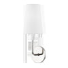 Mitzi Janice Polished Nickel 5.25W X 10L X 16.5H Wall Sconce