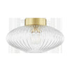 Mitzi Reba Aged Brass 16W X 10L X 8.75H Flush Mount