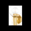 Mitzi Leslie Aged Brass 6.25W X 20.5L X 10H Wall Sconce