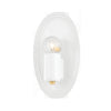 Mitzi Joyce Aged Brass/Ceramic Gloss White 5.5W X 30L X 9H Wall Sconce