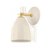 Mitzi Kirsten Aged Brass/Ceramic Cream 6.25W X 30L X 11.5H Wall Sconce