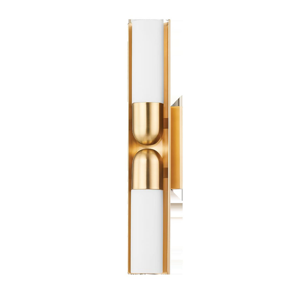 Mitzi Paolo Aged Brass 4.25W x 4.75L x 23.75H Wall Sconce