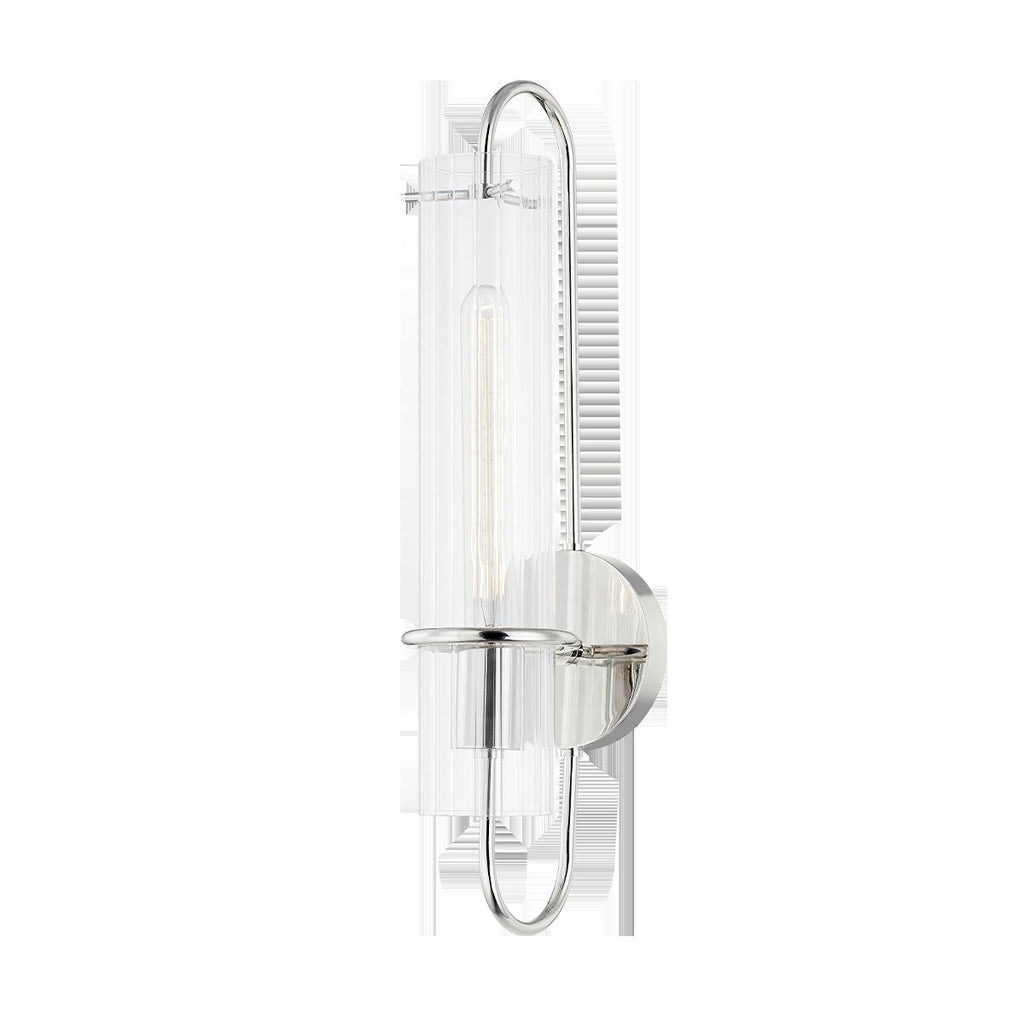 Mitzi Beck Polished Nickel 4.75W x 21.75L x 20.25H Wall Sconce