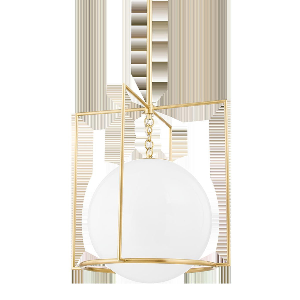 Mitzi Frankie Aged Brass 17.25W x 17.25L x 19.25H Pendant