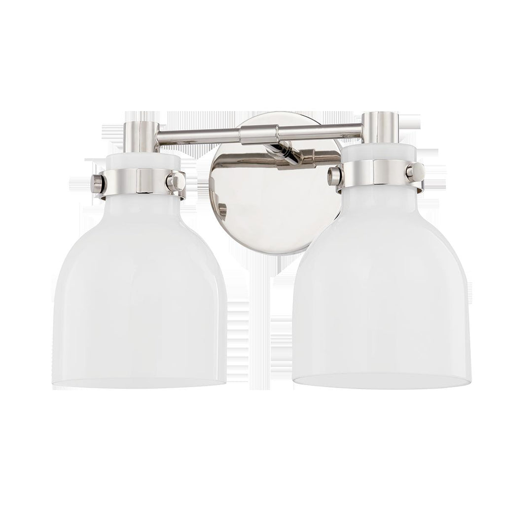 Mitzi Elli Polished Nickel 13.25W x 12.5L x 9H Wall Sconce