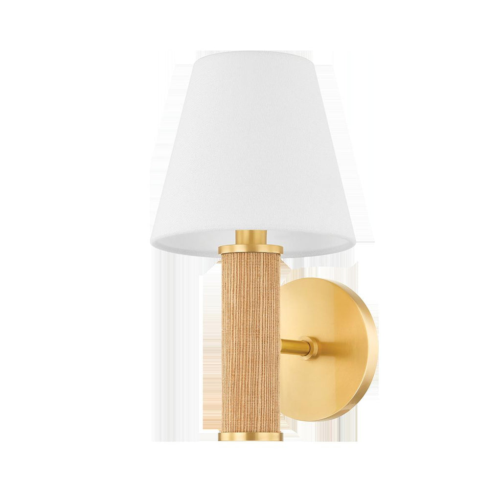 Mitzi Amabella Aged Brass 6.25W x 4.75L x 11.5H Wall Sconce