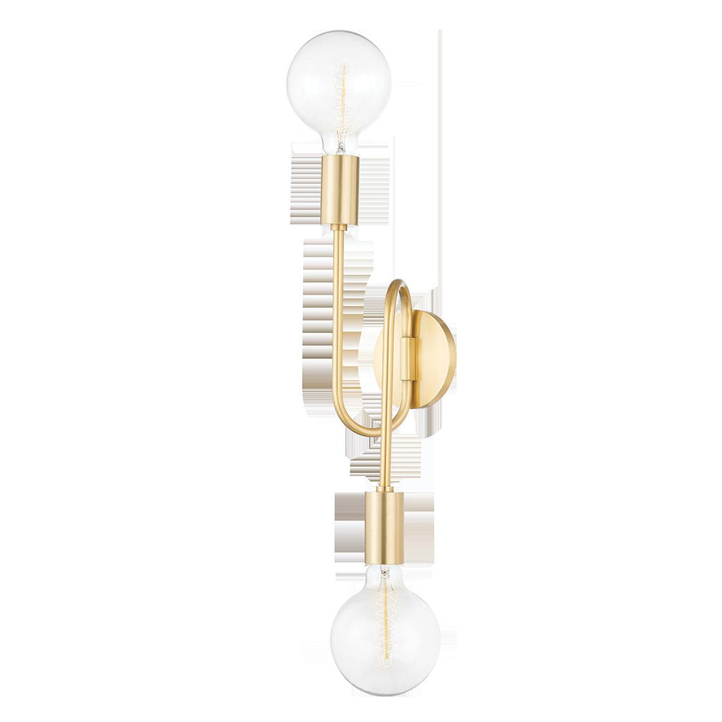 Mitzi Zani Aged Brass 8.5W x 4.5L x 28.25H Wall Sconce