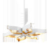 Mitzi Nala Soft White/Gold Leaf 27W X 5L X 3.25H Chandelier