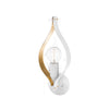 Mitzi Nala Soft White/Gold Leaf 6W X 4.5L X 16.5H Wall Sconce