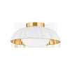 Mitzi Penelope Aged Brass 14W X 26L X 6.5H Flush Mount