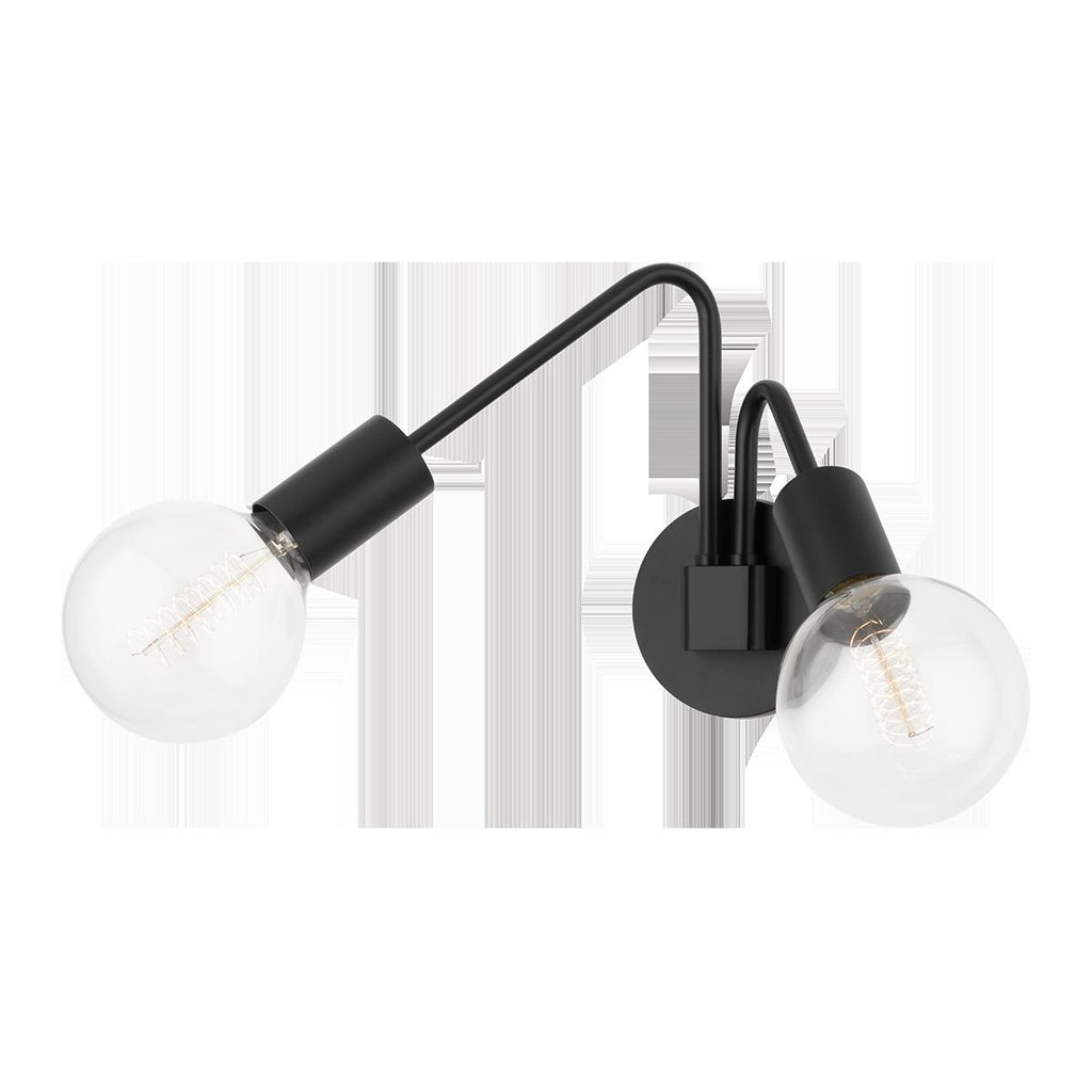 Mitzi Drea Soft Black 19.5W x 14L x 11.5H Wall Sconce