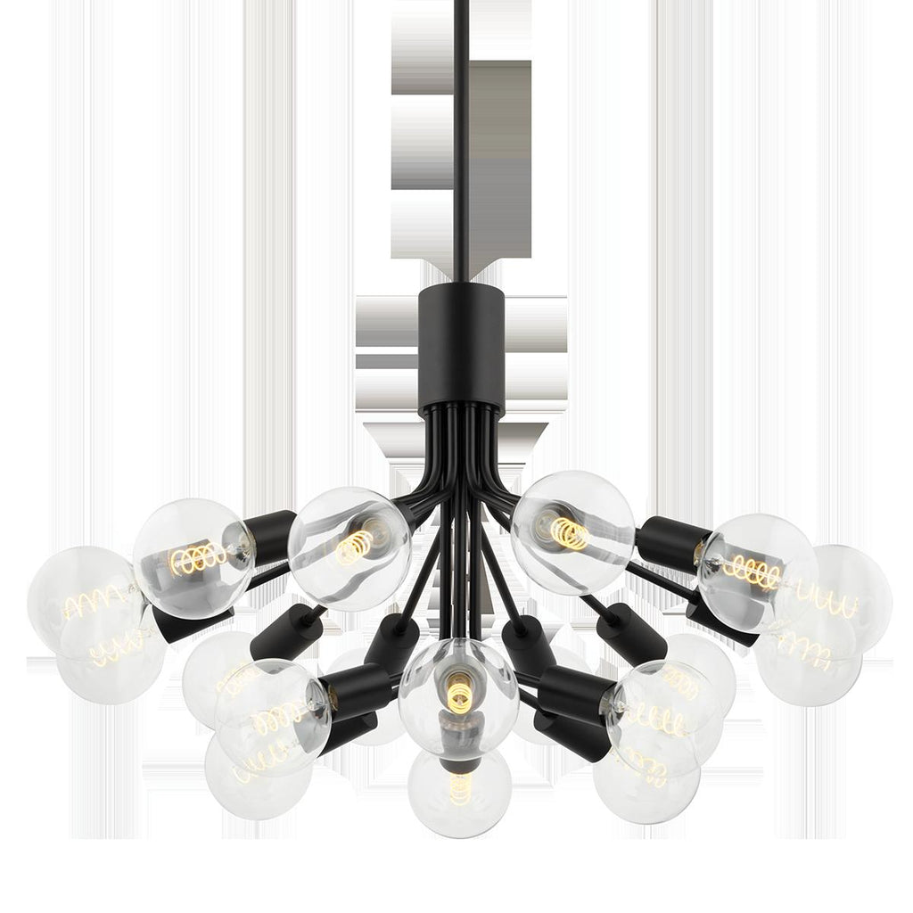 Mitzi Drea Soft Black 38W x 4.5L x 26.25H Chandelier