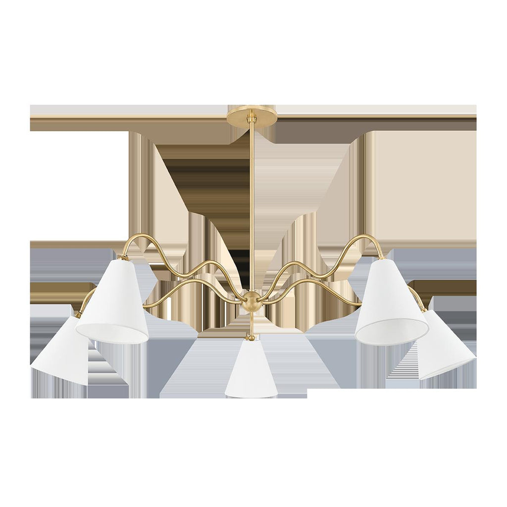 Mitzi ONDA AGED BRASS 63W x 63L x 14.25H Chandelier