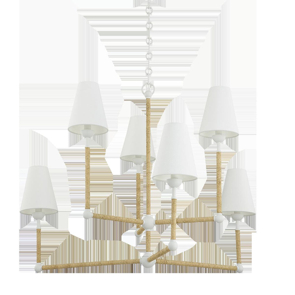 Mitzi Mariana TEXTURED WHITE 41W x 41L x 27.75H Chandelier