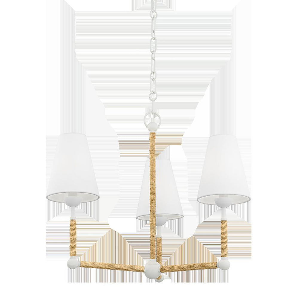 Mitzi Mariana TEXTURED WHITE 24W x 6.25L x 19.25H Chandelier