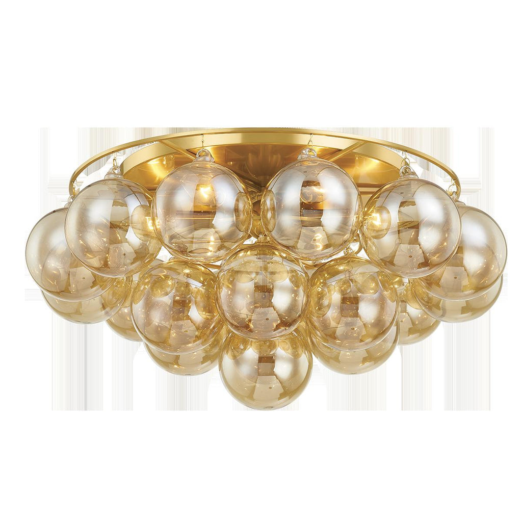 Mitzi Mimi Aged Brass 22.5W x 4.75L x 11.25H Flush Mount