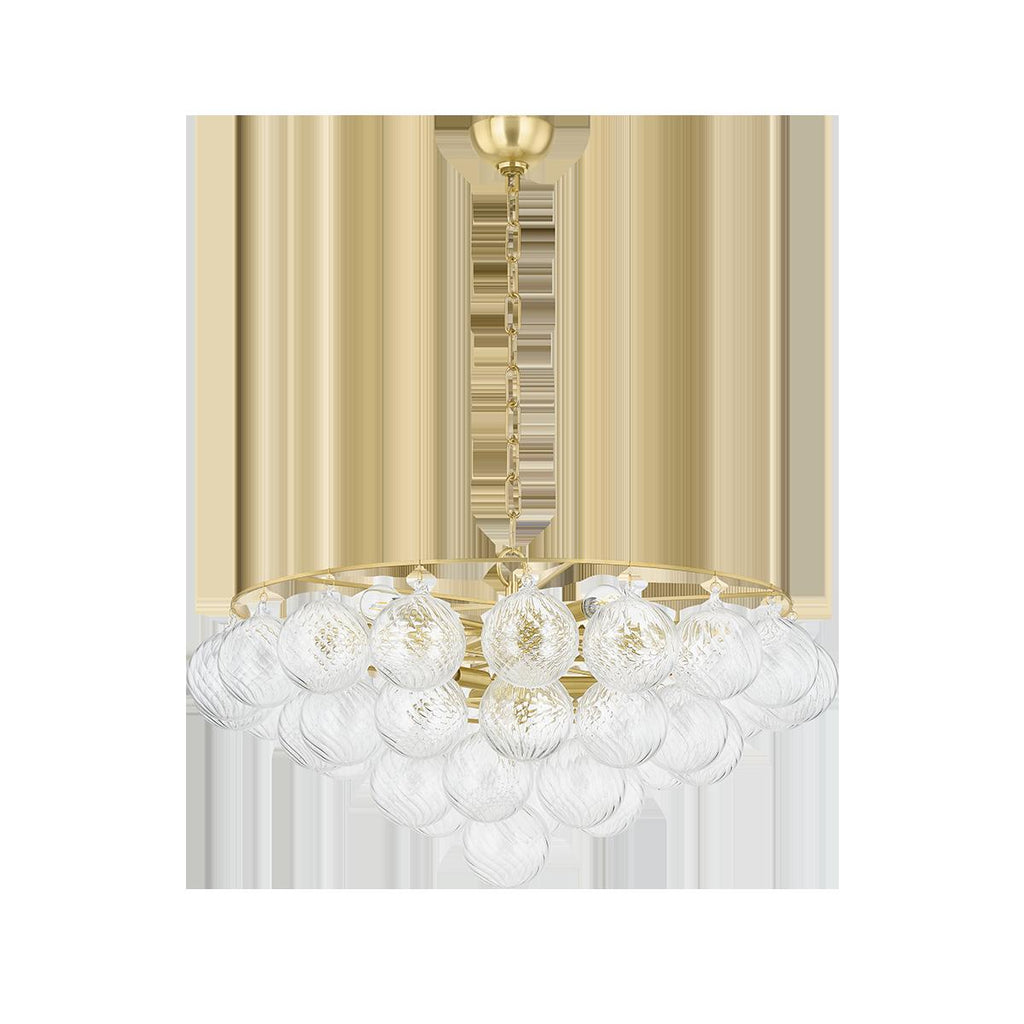 Mitzi MIMI AGED BRASS 31.5W x 31.5L x 15.75H Chandelier