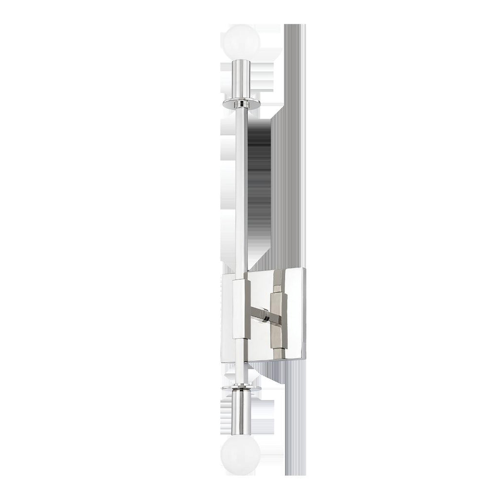 Mitzi Milana Polished Nickel 4.75W x 15.75L x 23.25H Wall Sconce