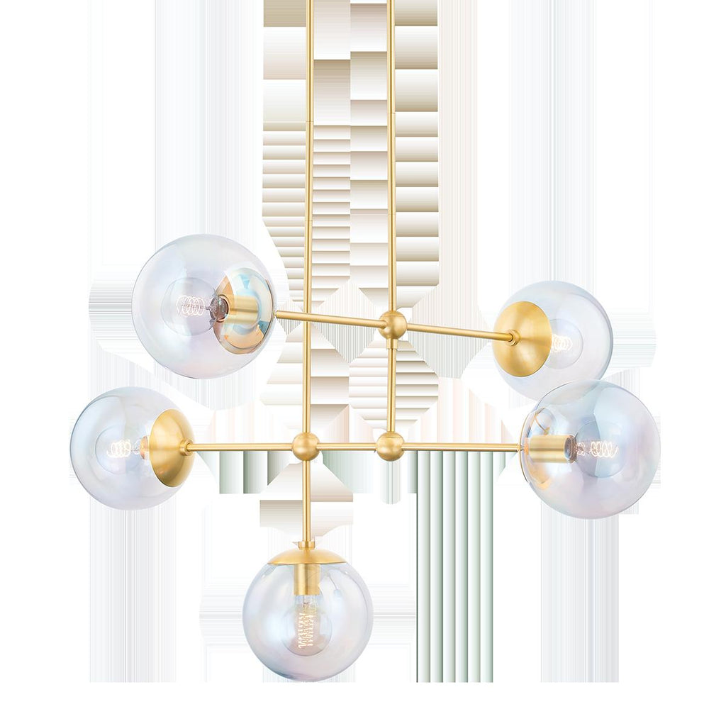 Mitzi Ophelia Aged Brass 40.25W x 40.25L x 27.75H Chandelier