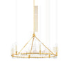 Mitzi Josephine Vintage Gold Leaf 31W X 9.5L X 15.25H Chandelier