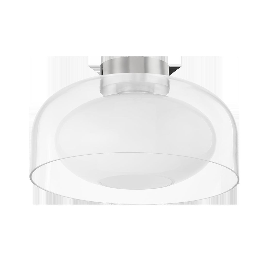 Mitzi Giovanna Polished Nickel 14W x 12.25L x 8.25H Flush Mount