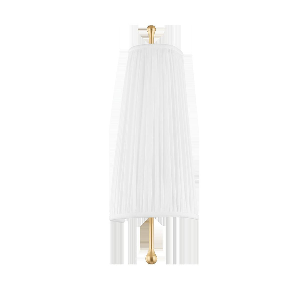 Mitzi Adeline Aged Brass 5.5W x 7L x 16.25H Wall Sconce