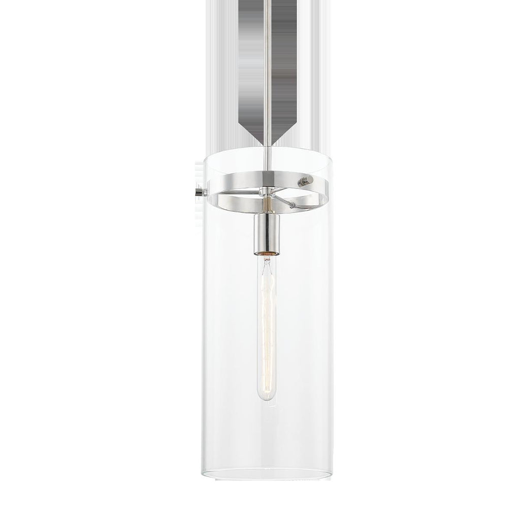 Mitzi Haisley Polished Nickel 7.75W x 8L x 18H Pendant