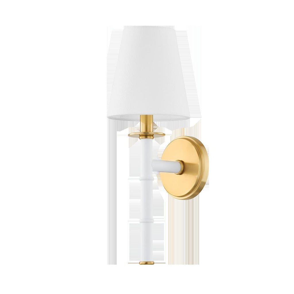 Mitzi Banyan Aged Brass 6W x 10.5L x 16.25H Wall Sconce