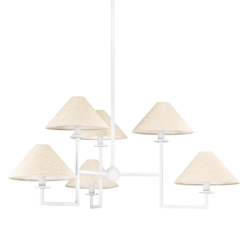 Mitzi Gladwyne TEXTURED WHITE 39.25W x 8L x 16H Chandelier