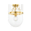 Mitzi Dunbar Aged Brass 10.5W X 18L X 14.25H Semi-Flush Mount