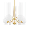 Mitzi Havana Aged Brass 28W X 11.75L X 7H Chandelier