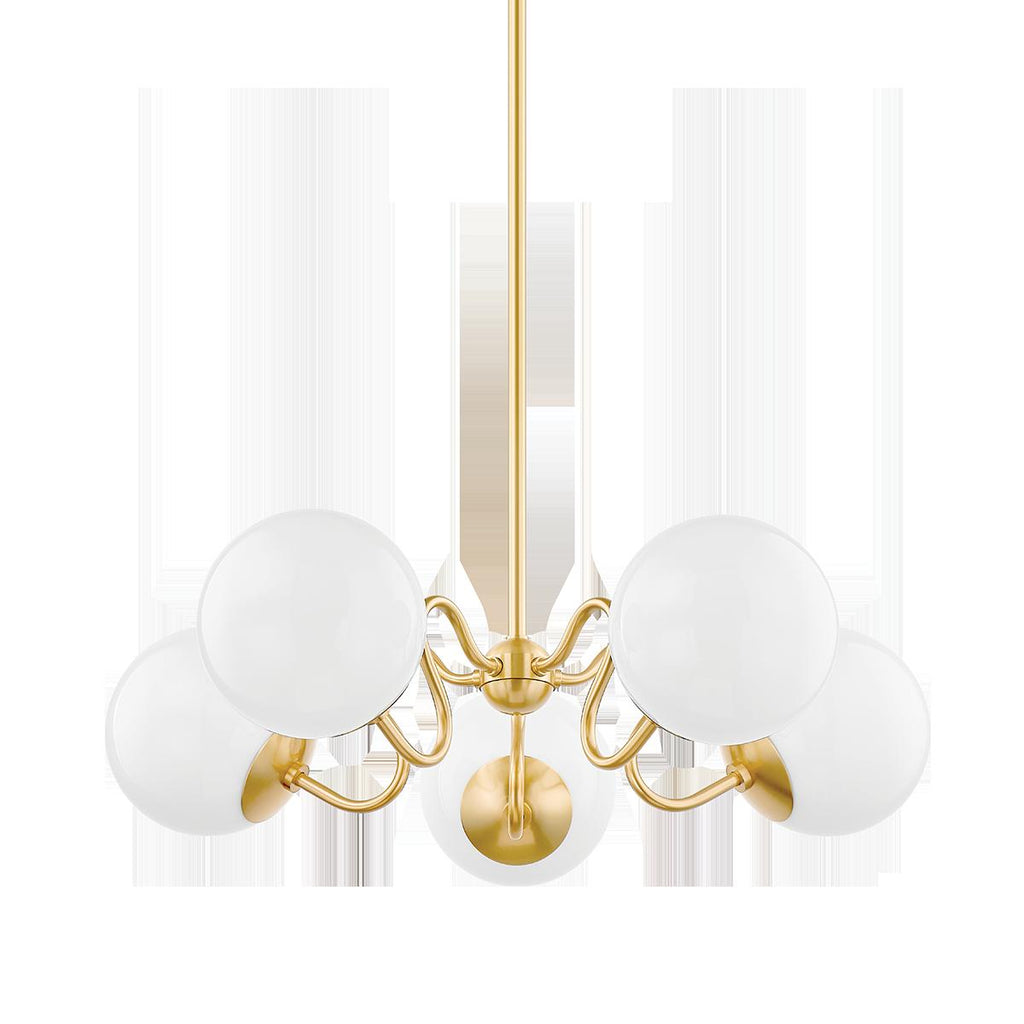 Mitzi Havana Aged Brass 28W x 11.75L x 7H Chandelier