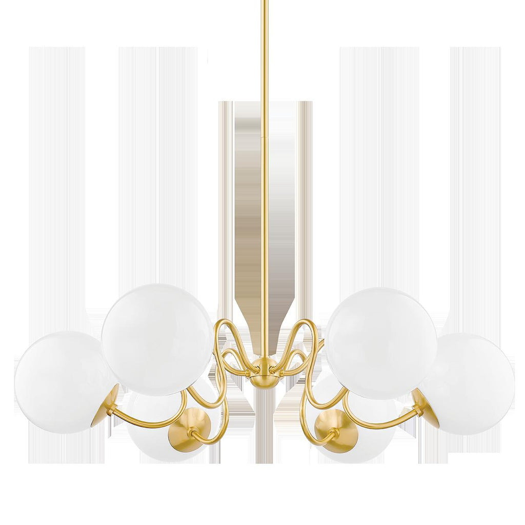 Mitzi Havana Aged Brass 38.5W x 28L x 8H Chandelier