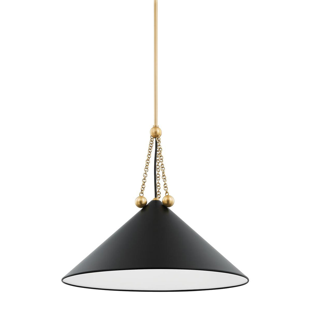 Mitzi KALEA Aged Brass/soft Black 23.5W x 24L x 20.25H Pendant