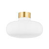 Mitzi Eliana Aged Brass 14.25W X 21.25L X 9.75H Flush Mount