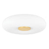 Mitzi Imani Aged Brass 13.75W X 30L X 3.75H Flush Mount