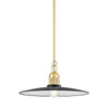 Mitzi Leanna Aged Brass/Soft Black 18.25W X 28L X 8.75H Pendant