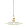 Mitzi Leanna Aged Brass/Soft Cream 18.25W X 52L X 8.75H Pendant