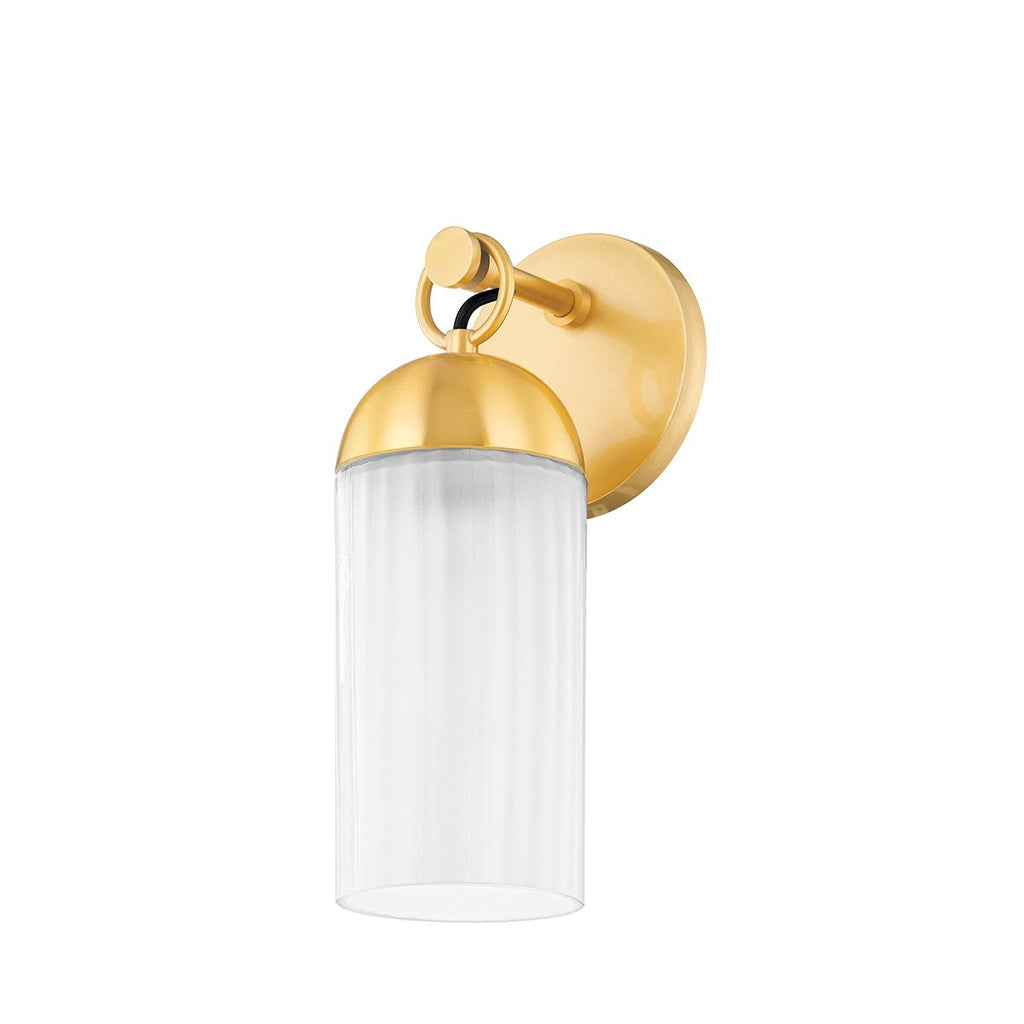 Mitzi EMORY Aged Brass 4.75W x 24.25L x 11.5H Wall Sconce